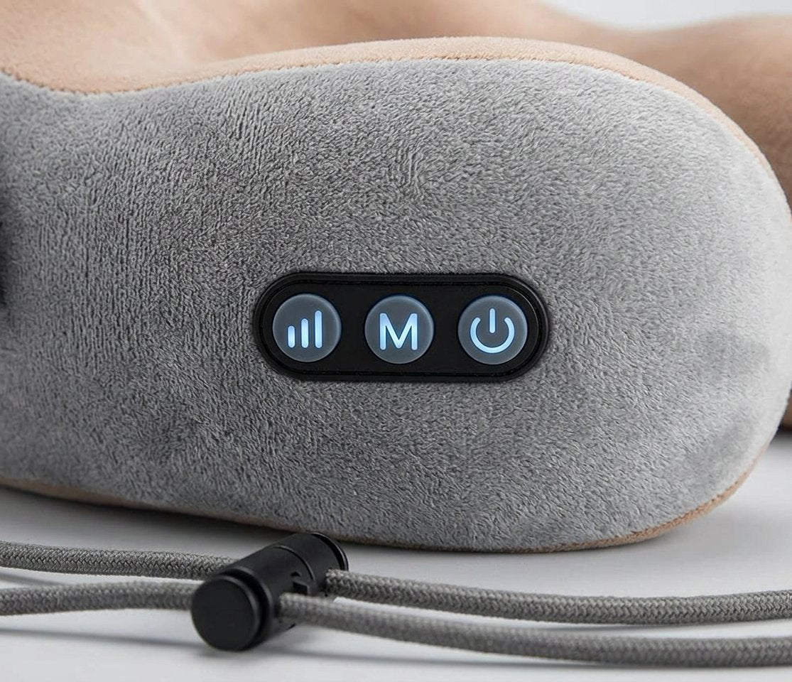 Rechargeable Neck Massager – U-Shaped Cervical & Shoulder Relief Pillow