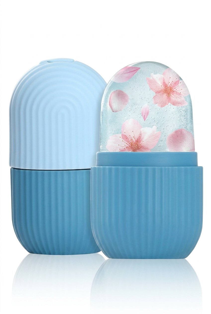 NASA Care Reusable Facial Ice Roller | Premium Silicone Ice Globe for Skincare & Facial Massage