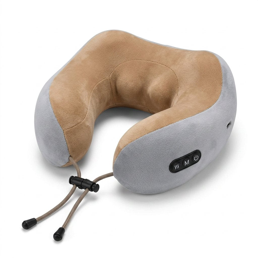 Rechargeable Neck Massager – U-Shaped Cervical & Shoulder Relief Pillow
